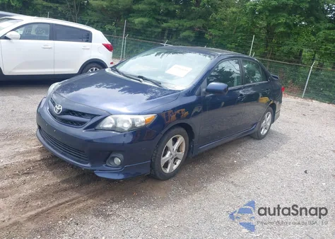 2012 Toyota Corolla S/Le из США, поврежденный, VIN 5YFBU4EE2CP014517